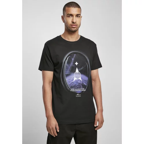 MT Men Black Alien Planet T-Shirt