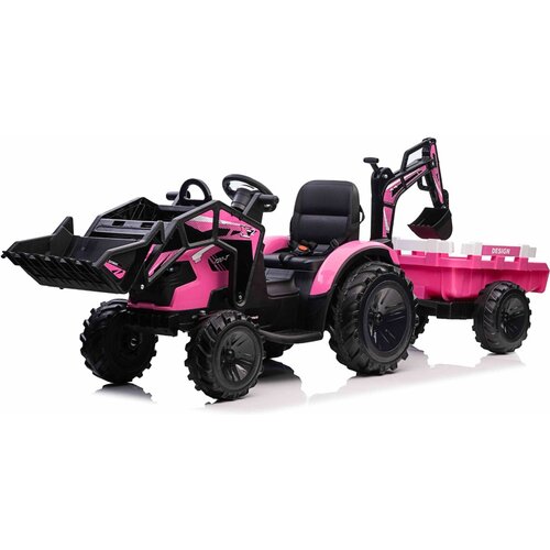 Beneo 11V TOP-WORKER Li, 90W, traktor za djevojčice s prikolicom Cene