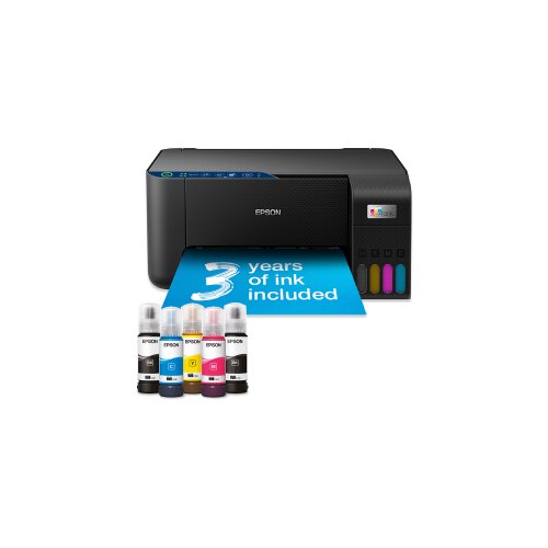 Printer Epson MFP EcoTank ITS L3271 print/scan/copy 33str/min BW. 15str/min color. rezolucija printanja 5.760 x 1.440 dpi. USB+WiFi, Wi-Fi Direct Slike