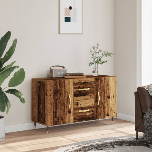  Komoda boja starog drva 100 x 36 x 60 cm od konstruiranog drva Slike