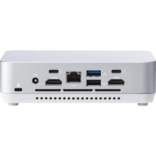 Asus NUC 14 Pro Kit (RNUC14RVSU500002I), Intel Ultra 5 125H, Intel Arc graphics, 4xUSB, M.2 22x80 NVMe, 22x42 NVMe, 2,5Gbe LAN, 2xHDMI, 2x Thunderbolt 4 (USB-C DP), AX211.D2WG.NV, EU Cord, Kit (L6), EAN:4711387496657 - 90AR0051-M00040 Slike