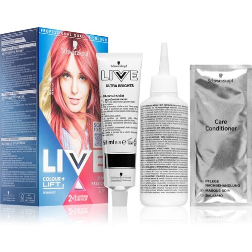 Schwarzkopf LIVE Colour + Lift permanentna barva za lase odtenek L77 Pink Passion Cene