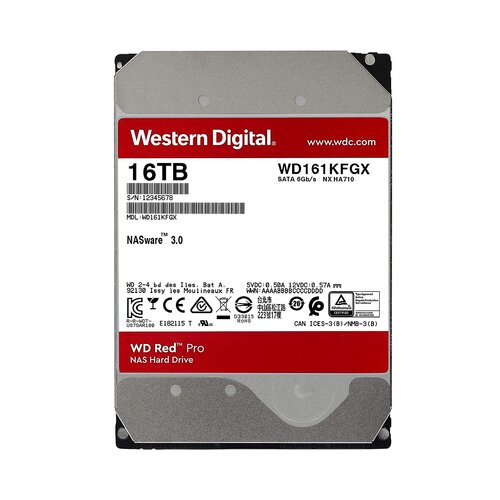 Western Digital WesternDigital HDD Red Pro 16TB 6Gb/s SATA WD161KFGX Slike