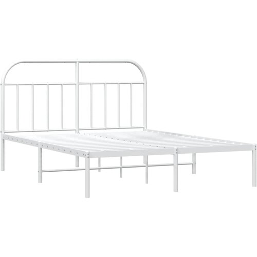  okvir za krevet s uzglavljem bijeli 140 x 200 cm Slike