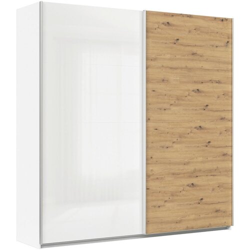 Modern Living Omara Z Drsnimi Vrati Feldkirch, Bela, Barva Hrasta Cene