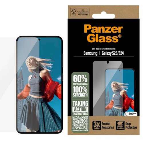  Za&amp;scaron;titno staklo PanzerGlass Galaxy S25 Slike