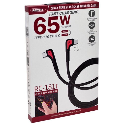 Remax Zenax Series 65W Fast Charging Cable Rc-181Th(Type C &amp;ndash; Type C) Slike