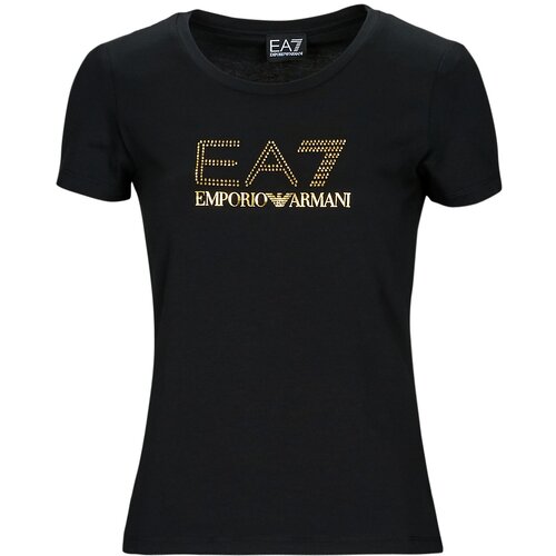 Ea7 Emporio Armani Majice s kratkimi rokavi 8NTT67-TJDQZ Črna Cene