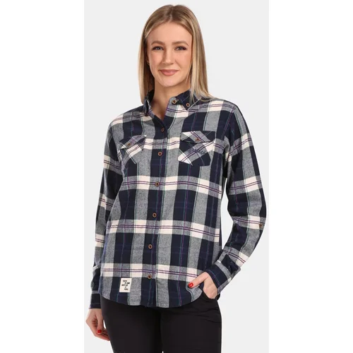 Kilpi Women's sports flannel shirt FLANNY-W Blue