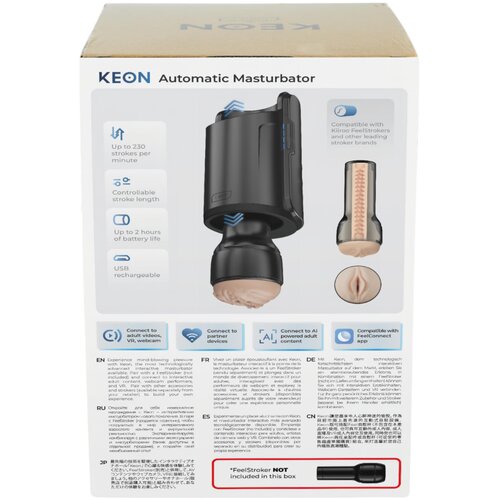 KIIROO Keon Automatic - masturbator dodatna oprema (črna) Slike