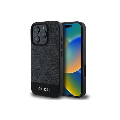 Guess originalni GUHCP16LG4GLGR ovitek za iphone 16 pro - siv Slike