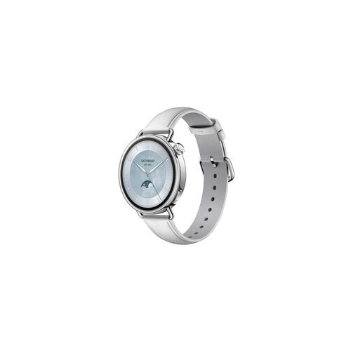 Xiaomi Watch S4 41mm Leather Strap White Cene