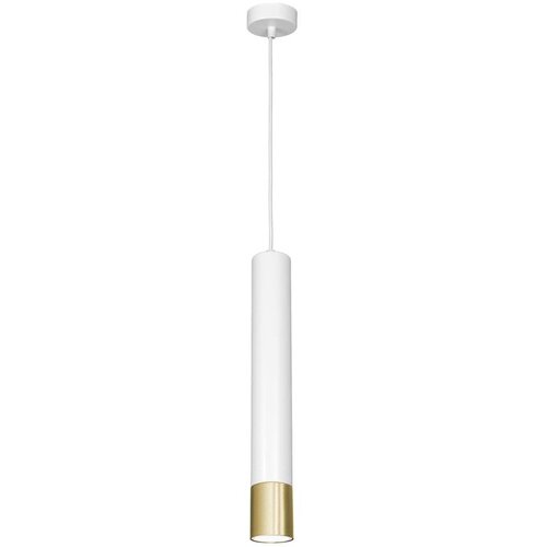  Luster na sajli NEST 1xGU10/8W/230V bela/zlatna Cene