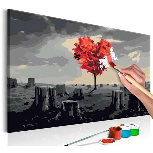  Slika za samostalno slikanje - Heart-Shaped Tree 60x40 Cijene