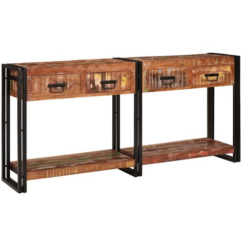  Konzolni stolovi s ladicama 2 pcs Šareni 161 x 33 x 75 cm Cene