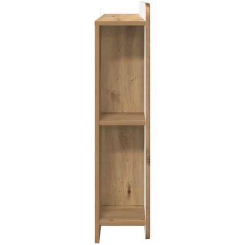  Glava kreveta s ormarićem Hrast artisan 80 cm Konstruirano drvo Slike