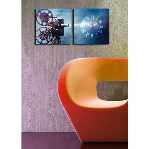 Wallity zidni sat 2P2828CS-8, 60x28 cm, 2 dela Cene