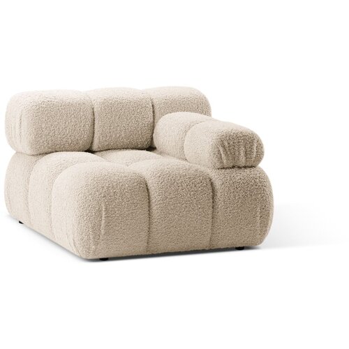 Micadoni Bež modularna sjedeća garnitura od boucl&amp;eacute; tkanine (s desnim kutom) Bellis &amp;ndash; Home Slike