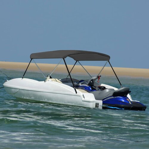 vidaXL Bimini tenda z 2 lokoma antracitna 150x120x110 cm Cene