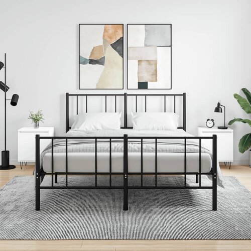 vidaXL Noćni ormarići 2 kom bijeli 40 x 30 x 50 cm konstruirano drvo Cijene