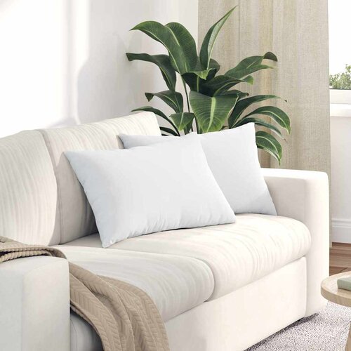  Jastučići za sofu 2 pcs Bijelo 60 x 40 cm tkanina Cene