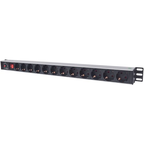 Intellinet Vertical Rackmount 12-Output Power Distribution Unit (PDU), EU CEE 7 /3 Outlets, With On /Off Switch and Overload Protection, Built-in 1.8m Power Cord with EU CEE 7 /4 Plug Cijene