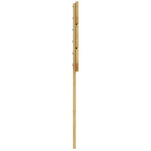 VidaXL uzglavlje 75 cm puno drvo hrast Slike