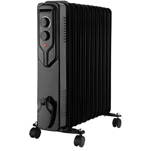 VOLTOMAT HEATING Uljni radijator (Crne boje, 2.500 W, Broj rebara: 11) + BAUHAUS jamstvo 5 godina na uređaje na električni ili motorni pogon Cijene
