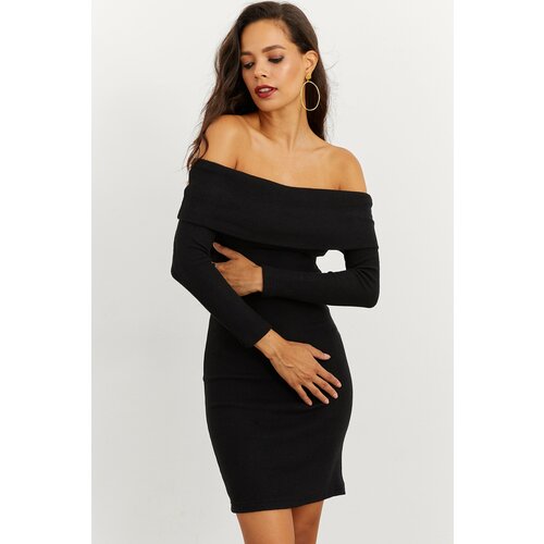 Cool & Sexy Dress - Black - Off-shoulder Slike