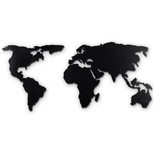 Bystag metalna zidna dekoracija World Map XL Slike