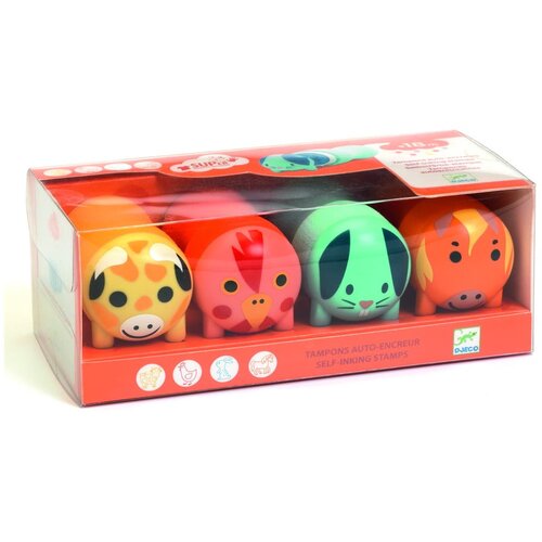 Djeco dječji štambilji u setu od 4 kom farm animals - djeco Cijene
