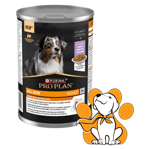 Purina Pro Plan All Size Turkey in Jelly 400g, Vlažna Hrana Bogata Ćuretinom Cene
