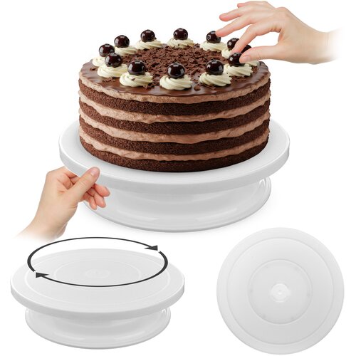 KADAX vrtljivo stojalo za torto 27 cm krožnik za okrasitev tort, (5000351968) Cene