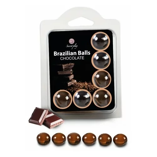 SecretPlay Brazilian Balls Chocolate 6 pack