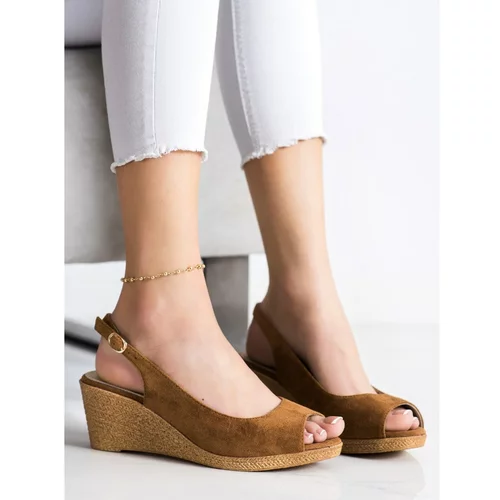 SHELOVET CASUAL WEDGE SANDALS