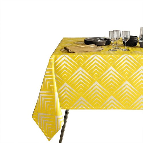 AmeliaHome Stolnjak Piramides 140x300 cm, žuta Cijene