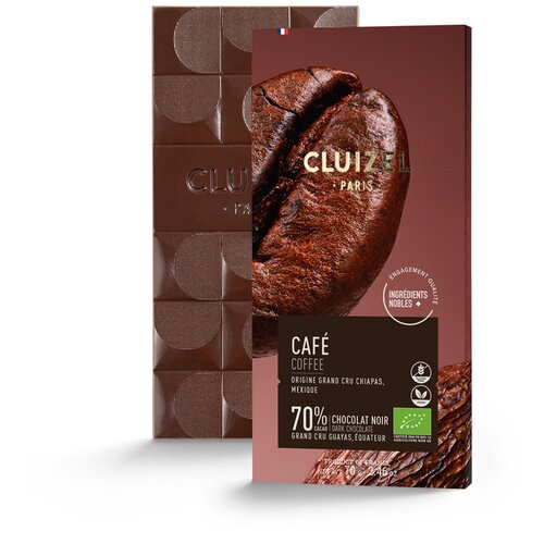 Michel Cluizel grand cru guayas Caf&amp;eacute; bio 70% 70g Slike