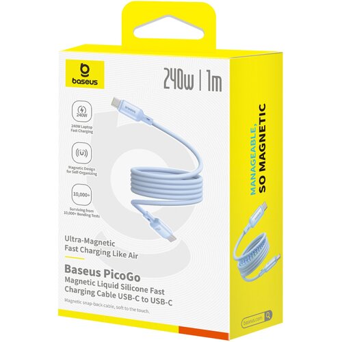 Baseus PicoGo Magnetic Charging Cable USB-C 240W 1m, blue Cijene