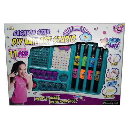 Magic Toys Fashion Star komplet za okra&scaron;evanje nohtov s flomastri za nohte in dodatki Cene
