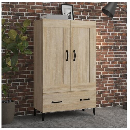  Visoka omarica sonoma hrast 70x31x115 cm konstruiran les Cene