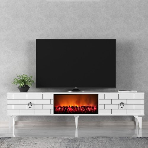 HANNAH HOME TV komoda Varna Fireplace Cene