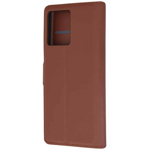 Techsuit Leather Folio preklopna maska za Motorola Edge 50 Pro &amp;ndash; smeđa Slike