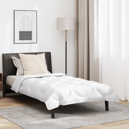  Poplun s jastukom 2 pcs Bijela 155 x 220 cm Mikrofibra Slike