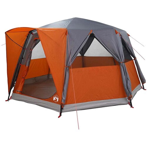 vidaXL Kabinski &scaron;otor s streho Siva in oranžna 425 x 396 x 222 cm, (5000091151) Cene