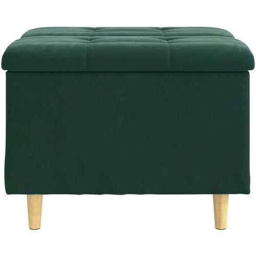 Otoman za pohranu s jastukom Tamnozelena 60 x 60 x 45 cm Bar&amp;scaron;un - Tamnozelena 60 cm Bar&amp;scaron;un Slike
