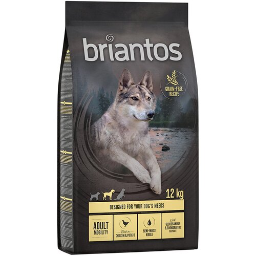 briantos Adult Mobility piščanec & krompir - BREZ ŽIT - 2 x 12 kg Cene