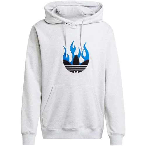 Adidas Sweater majica ' Flames ' plava / siva