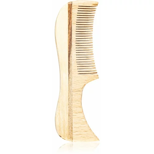 Golden Beards Eco Beard Comb 9,5 cm lesen glavnik za brado 9,5 cm