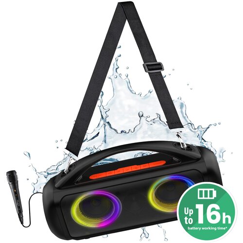 Media Tech Bluetooth zvučnik, karaoke MEDIA-TECH MT3184, FM, MP3, USB, mikrofon, IPX5 Cijene