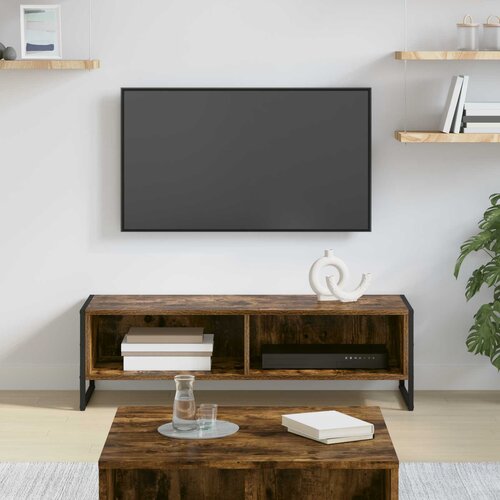 vidaXL TV ormar Dimni hrast 100 x 36.5 x 30.5 cm Konstruirano drvo Cene